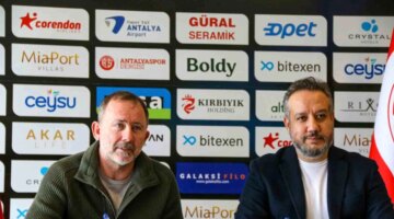 Antalyaspor’un Yeni Teknik Direktörü Sergen Yalçın: Hedefimiz Takımı Yukarı Çıkarmak