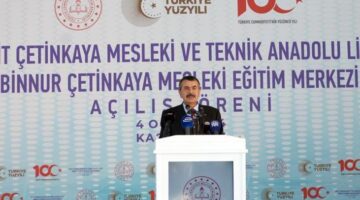 Bakan Tekin: Çocuklarımız istihdam garantili olarak mezun oluyor