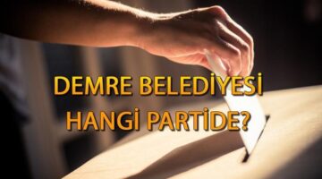 Demre Belediyesi hangi partide? Antalya Demre Belediye Başkanı kimdir? 2019 Demre yerel seçim sonuçları…