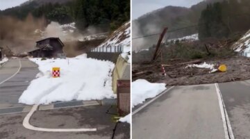 Depremin 64 can aldığı Japonya’da bir felaket daha! Heyelan bölgedeki evlerin bir çoğunu yuttu