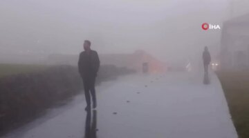 Edirne’de sis hayatı olumsuz etkiliyor: Görüş mesafesi 50 metreye kadar düştü Vatandaşlar kar yağışı bekliyor