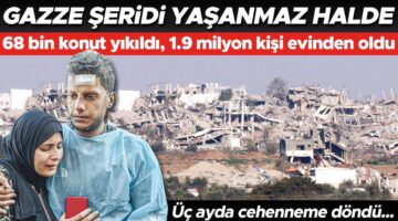 Gazze Şeridi yaşanmaz halde… Üç ayda cehenneme döndü