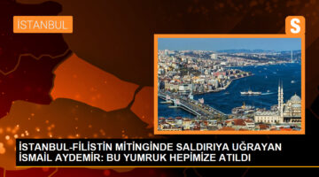 İstanbul’da Filistin mitingine katılan kişiye saldırı