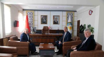 Kayseri Büyükşehir Belediye Başkanı Dr. Memduh Büyükkılıç, Kayseri Meteoroloji Bölge Müdürü Denizhan Erol’u ziyaret etti
