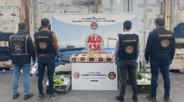 Mersin Limanı’nda operasyon: 77 kilo kokain ele geçirildi