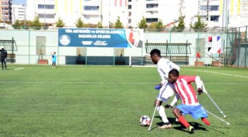 Şahinbey Belediye Gençlik ve Spor Kulübü Ampute Futbol Takımı Gebze Belediye Spor Kulübü’nü 4-0 mağlup etti