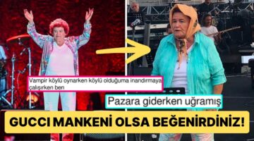 Selda Bağcan Yataktan Fırlamış Gibi Görünen Konser Kombiniyle Sosyal Medyada Gündem Oldu!