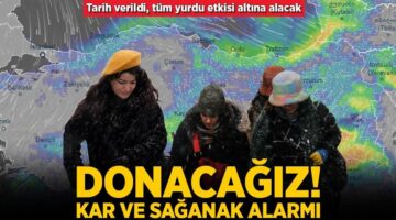 Son dakika… Meteoroloji’den kar ve sağanak uyarısı! Donacağız, tarih verildi