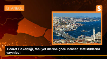 Ticaret Bakanlığı, faaliyet illerine göre ihracat istatistiklerini açıkladı